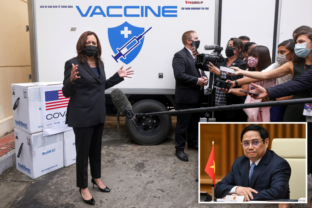 China aproveita atraso de Kamala Harris no Vietnã para dobrar a vacina COVID