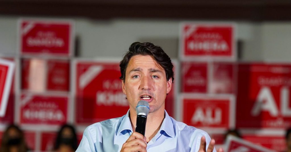 Trudeau, do Canadá, criticou o aumento da inflação enquanto a corrida eleitoral esquenta
