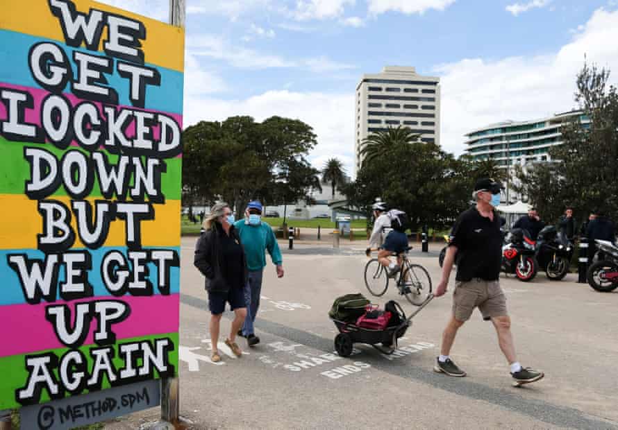 Lockdown inspirou arte de rua em St Kilda