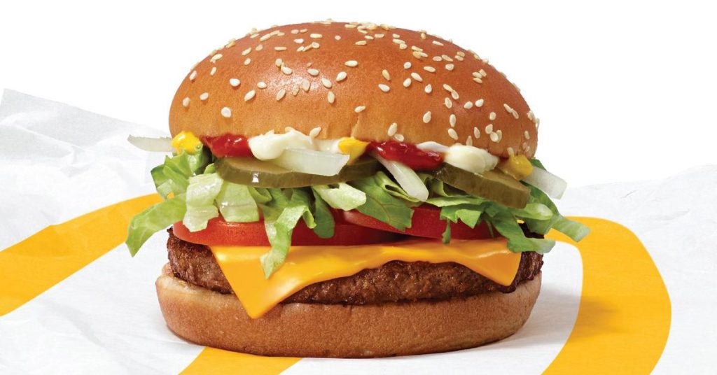 McDonald's está testando o Mc Planet, o hambúrguer Beyond Meat
