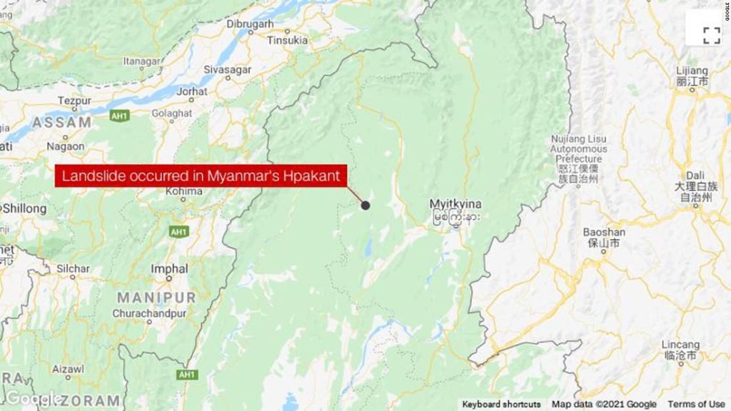 Um deslizamento de terra em uma mina de jade em Mianmar deixa dezenas de mortos