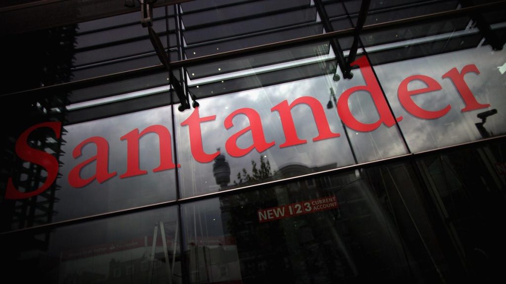 O Santander enviou US $ 175 milhões no Natal devido a um erro técnico