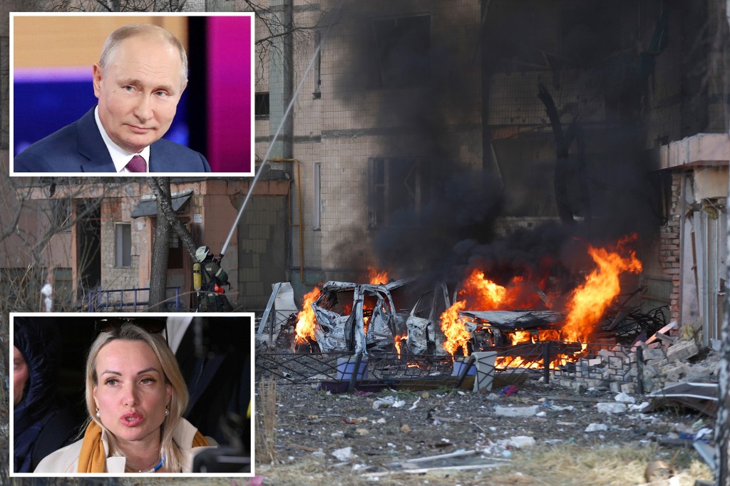 Um jornalista russo organizou um protesto na TV: é a guerra de Putin