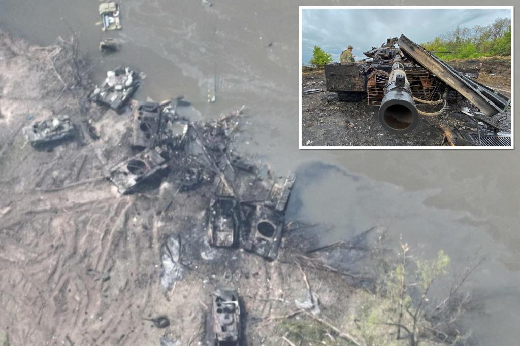 Tanques russos destruídos em emboscada, Ucrânia elogia grande vitória