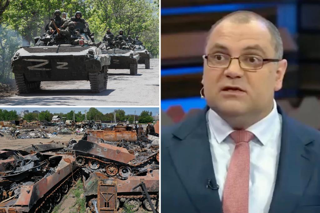O especialista em TV russo descreve isso como um "ensaio" para a guerra da Ucrânia contra a OTAN
