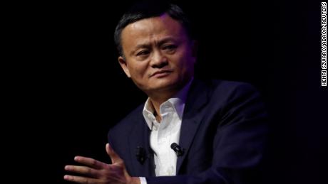 Jack Ma, fundador do Alibaba, em Paris em 2019. 