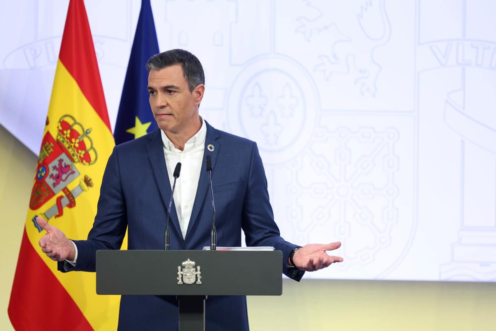 O primeiro-ministro espanhol Sanchez propõe abandonar o empate para economizar energia