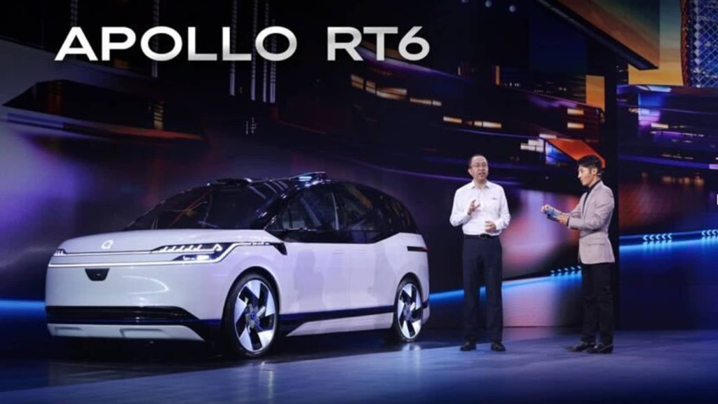 Robôs de táxi Baidu podem dirigir sem volante, menor preço do carro