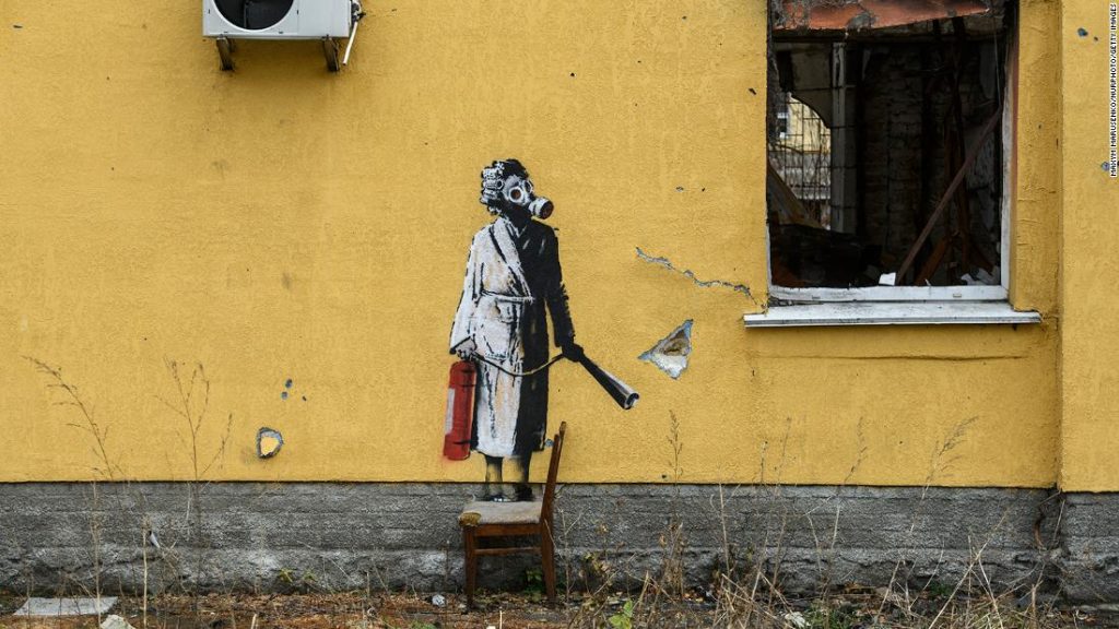 Banksy confirma sete novos murais na Ucrânia