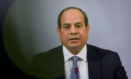Abdel Fattah el-Sisi, presidente do Egito.