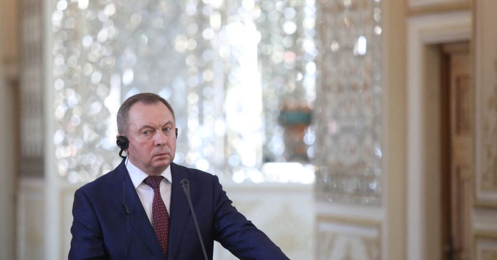 Morte do Ministro das Relações Exteriores da Bielorrússia, Macky-Belta