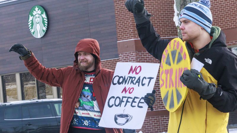 Sindicato da Starbucks inicia greve de três dias em 100 lojas